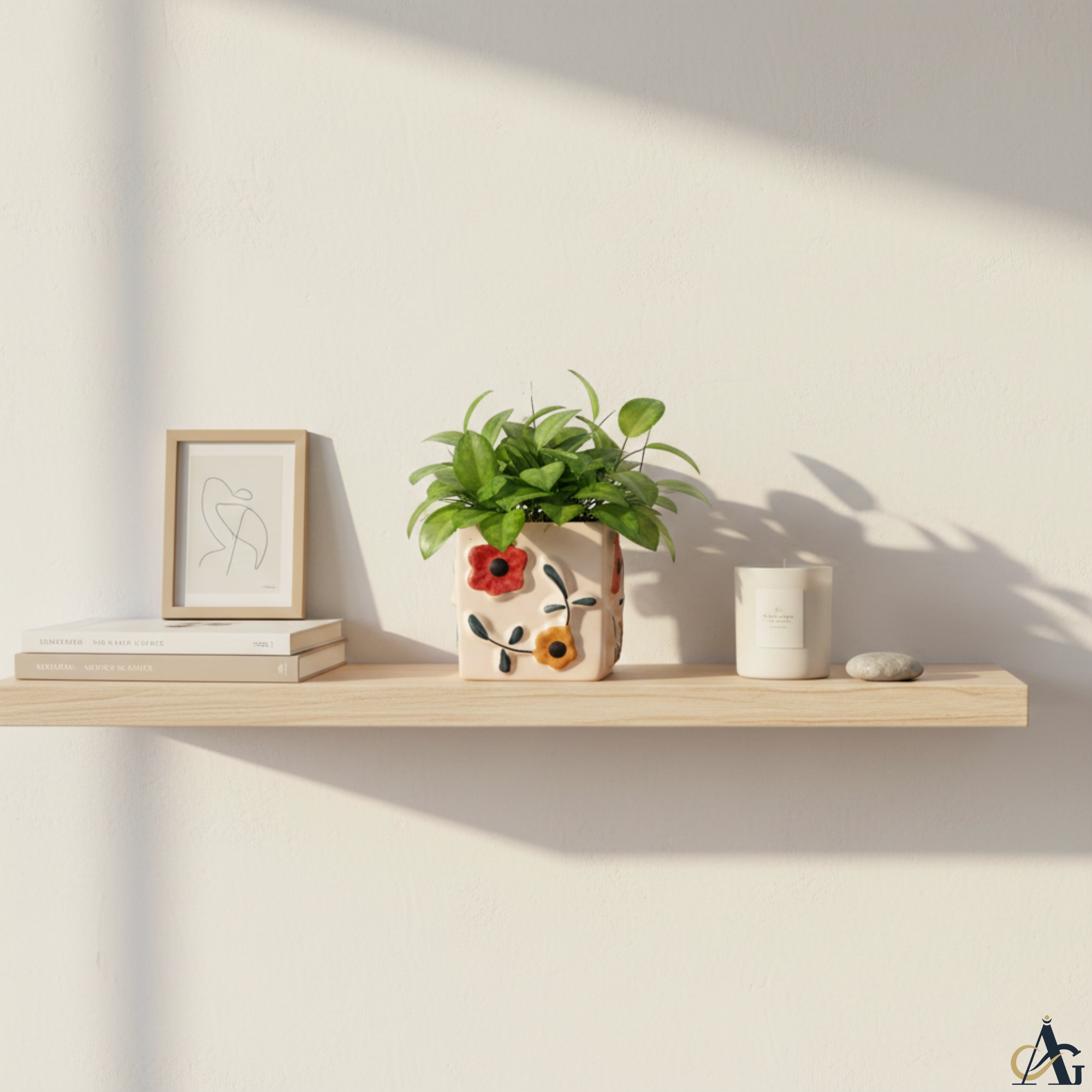 Ceramic Flower Planter – Premium Handcrafted 4.3” Square Pot - Image 9